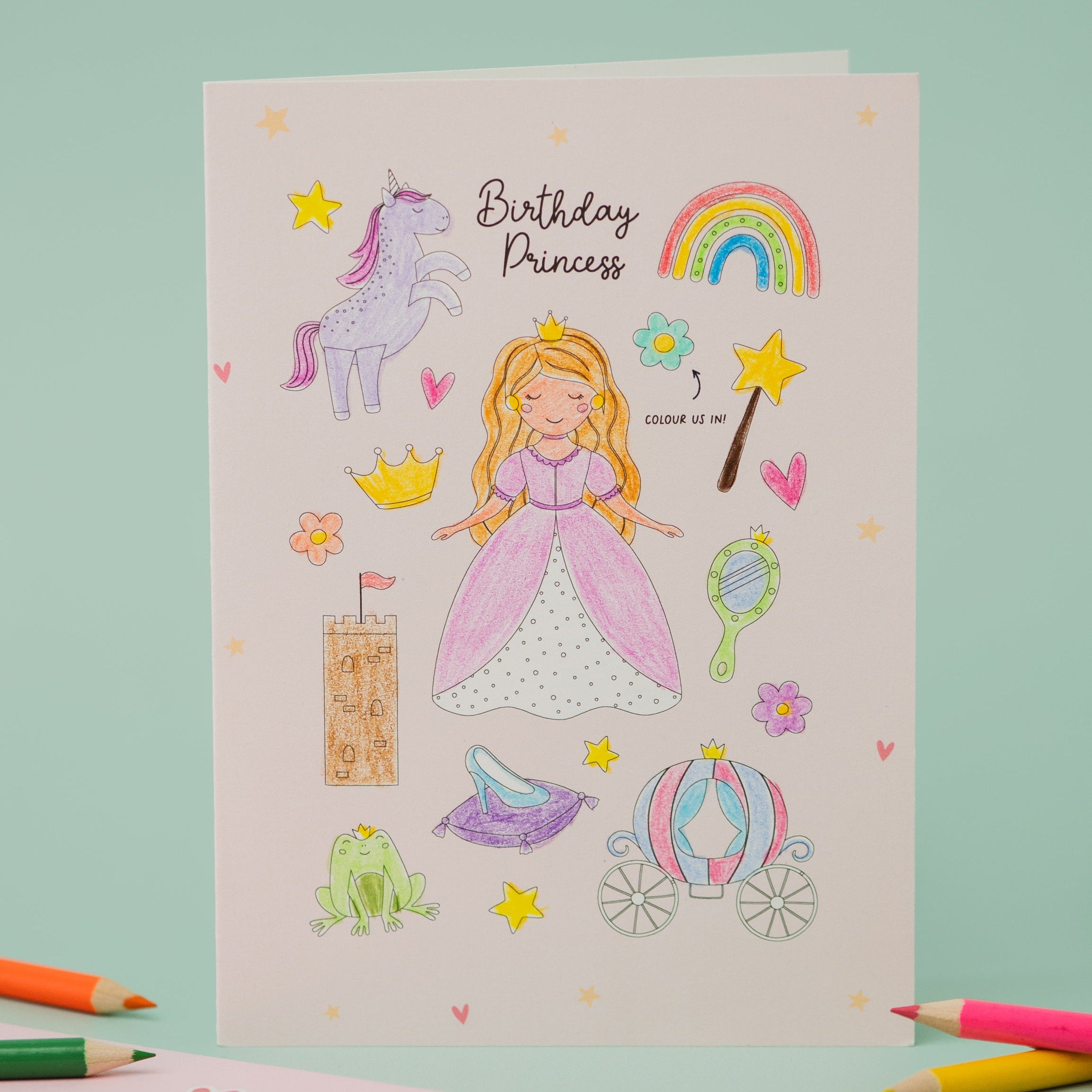 Colouring Birthday Kids