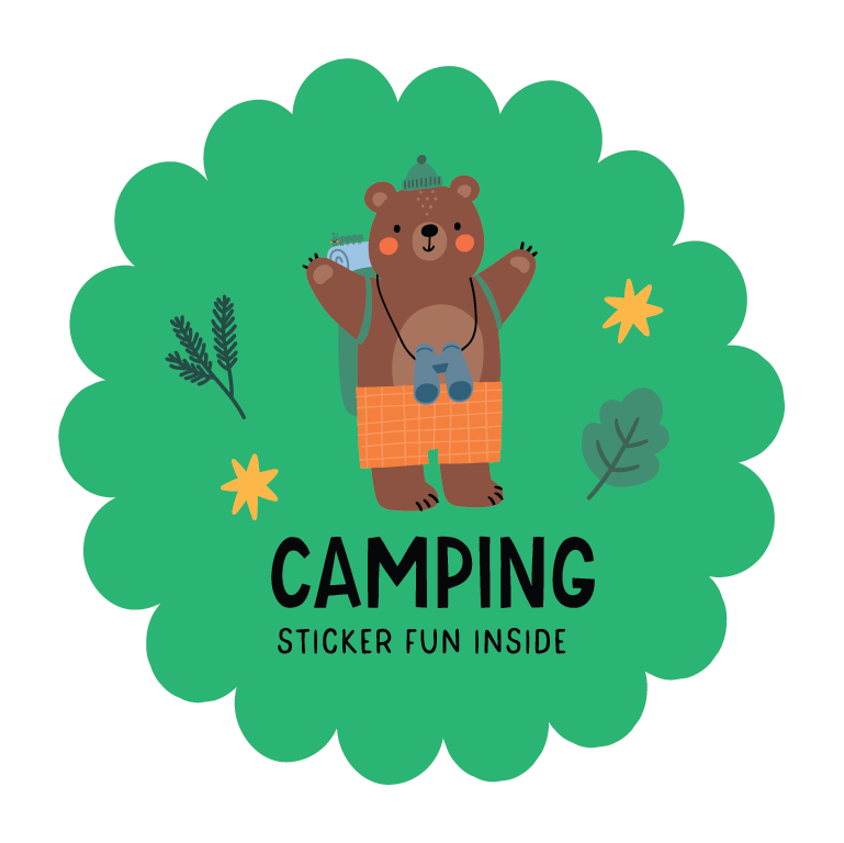 Woodland Animals 2-Sheet Sticker Pack - Party Bag Filler