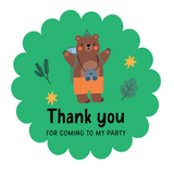 Woodland Animals Sticker Sheet Party Bag Pack