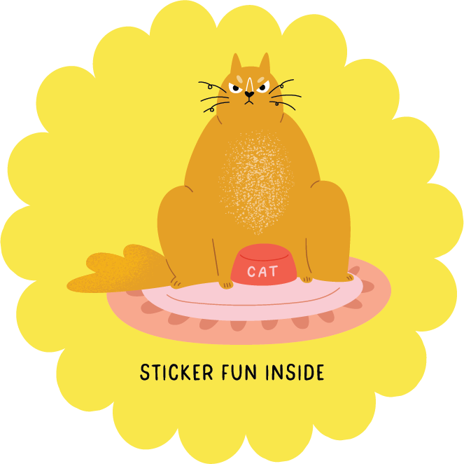 Cat 2-Sheet Sticker Pack - Party Bag Filler