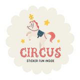Circus Sticker Sheet Party Bag Pack
