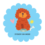 Dog Sticker Sheet Party Bag Pack