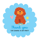Dog Sticker Sheet Party Bag Pack