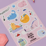 Cute Cat Sticker Sheet
