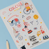 Circus Sticker Sheet - Party Bag Filler