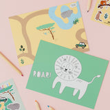 Safari Sticker & Colouring Party Bag Pack
