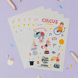 Circus Sticker Sheet - Party Bag Filler