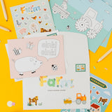 Farm Sticker & Colouring Party Bag Pack