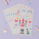 Princess Sticker Sheet - Party Bag Filler
