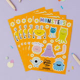 Monster Sticker Sheet