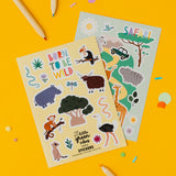 Safari Sticker & Colouring Party Bag Pack
