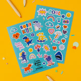 Cool Kids Sticker Sheet Party Bag Pack