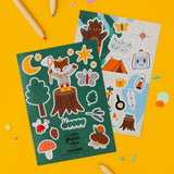 Woodland Animals Sticker Sheet Party Bag Pack