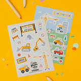 Constuction Sticker & Colouring Party Bag Pack