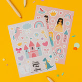 Princess Sticker & Colouring Party Bag Pack
