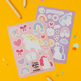 Unicorn Sticker & Colouring Party Bag Pack