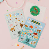 Farm Animals Sticker Sheet Party Bag Pack