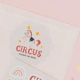 Circus Sticker Sheet Party Bag Pack