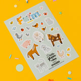 Farm Animals Sticker Sheet Party Bag Pack