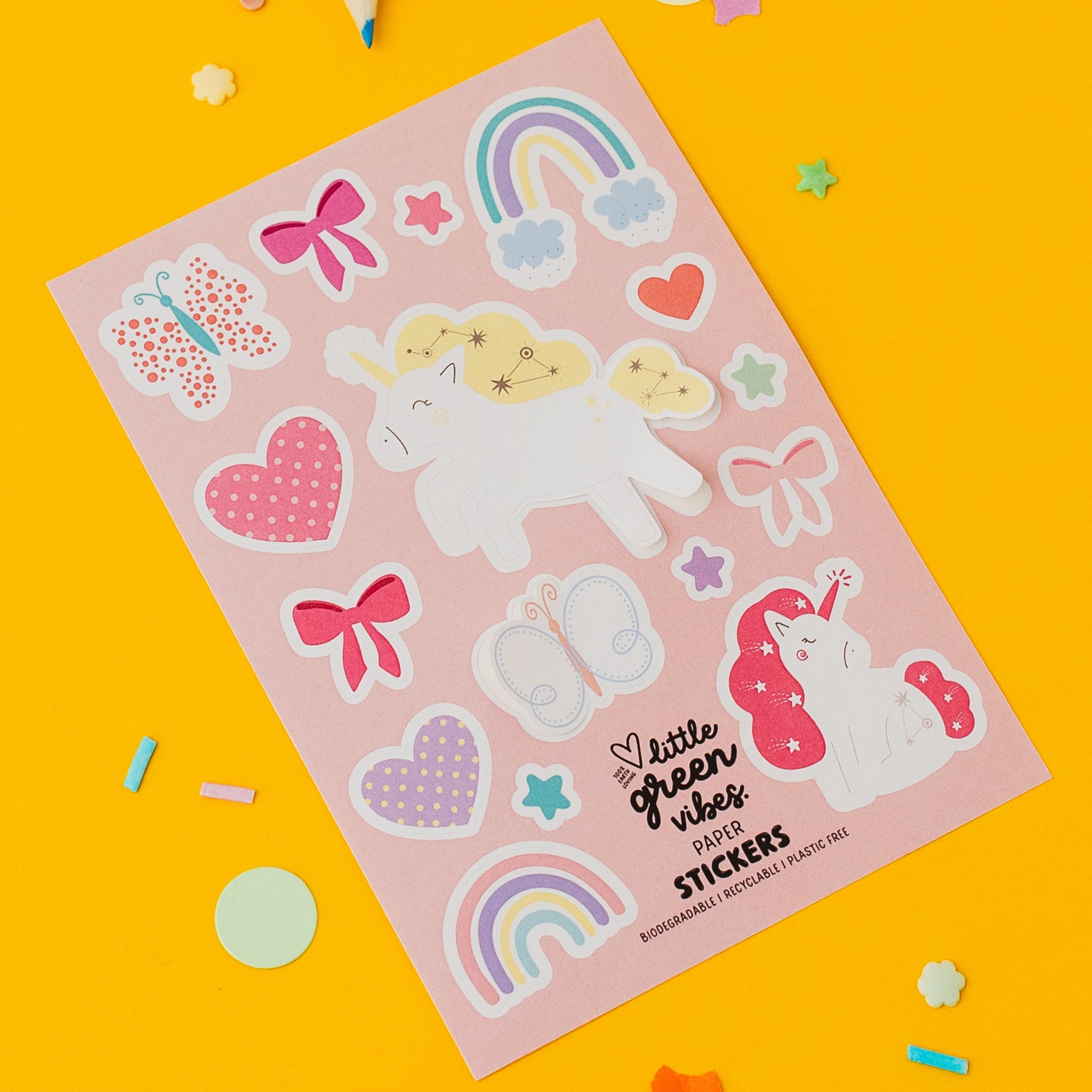 Unicorn Sticker Sheet