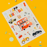Car Sticker Sheet - Party Bag Filler