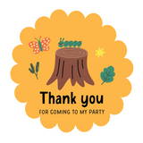 Woodland Animals Sticker Sheet Party Bag Pack